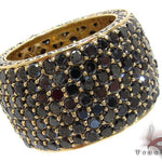 7 Row Fully Black Diamond Ring 23499 - Image 1