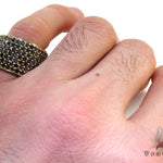 7 Row Fully Black Diamond Ring 23499 - Image 9