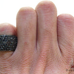 7 Row Fully Black Diamond Ring 23500 - Image 6