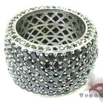 7 Row Fully Black Diamond Ring 26746 - Image 6