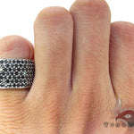 7 Row Fully Black Diamond Ring 26746 - Image 7