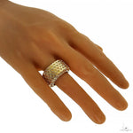 TraxNyc Mens Honeycomb Ring 70020 - Image 6