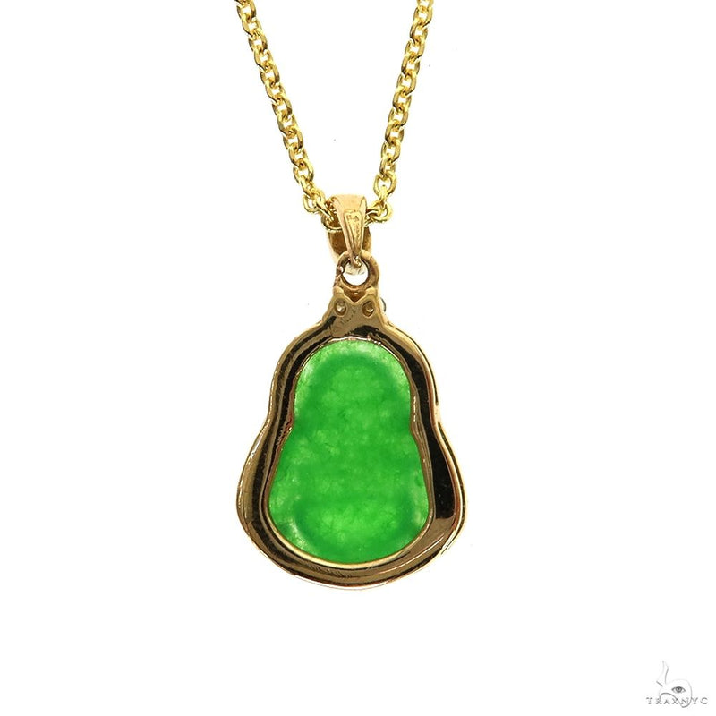 Jade Stone Buddha Pendant Necklace 70027 - Image 4