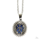 TraxNYC Ballerina Collection Blue Sapphire Necklace 70051 - Image 4