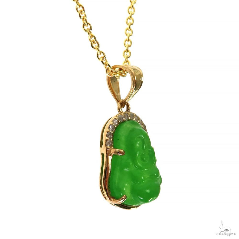 Jade Stone Buddha Pendant Necklace 70055 - Image 1
