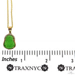 Jade Stone Buddha Pendant Necklace 70055 - Image 4