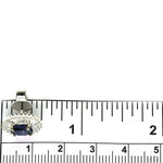 TraxNYC Ballerina Collection Blue Sapphire Earrings 70056 - Image 4