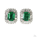 TraxNYC Ballerina Collection Emerald Earrings 70057 - Image 1