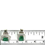 TraxNYC Ballerina Collection Emerald Earrings 70057 - Image 5