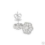 Sparkling Flora Studs Diamond Earrings 70093 - Image 3