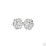 Sparkling Flora Studs Diamond Earrings 70093 - Image 5