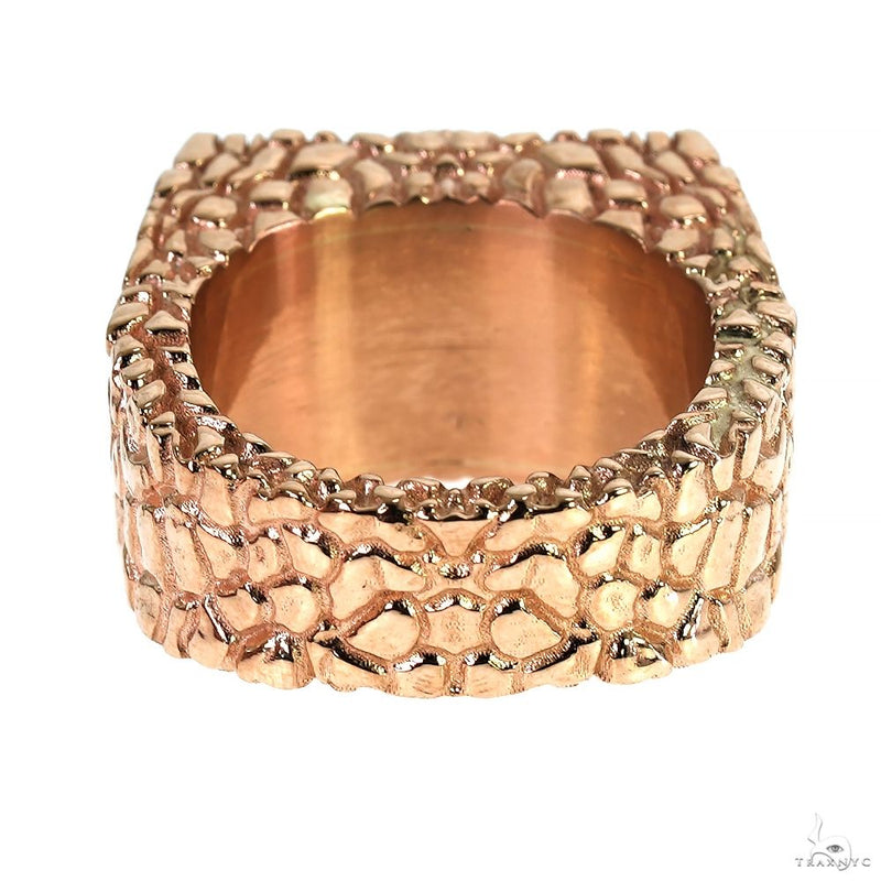 15 Pointer 3 Row Gold Nugget Diamond Ring 70096 - Image 4