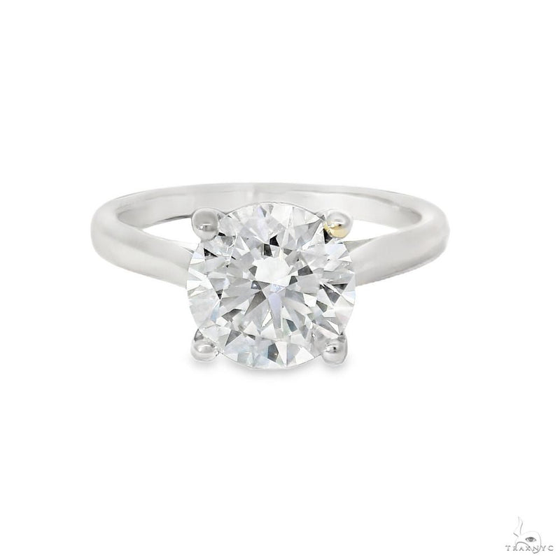 Solitaire Round Brilliant Diamond Engagement Ring 70119 - Image 1