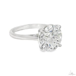 Solitaire Round Brilliant Diamond Engagement Ring 70120 - Image 3