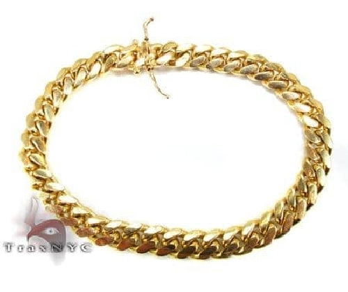 Miami Cuban Link Bracelet  9mm 8.75 Inches 70154 - Image 1