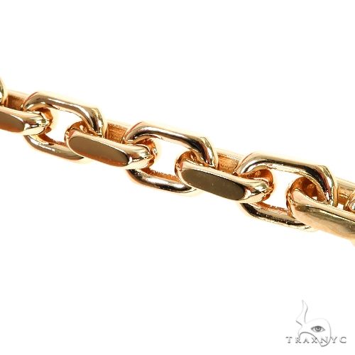 14K Yellow Gold Solid Anchor Link Bracelet 8.75 Inches 8mm 70196 - Image 2