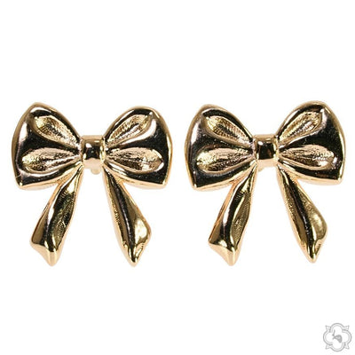 TraxNYC Dainty Bow Earrings 70231 - Image 1