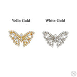 Diamond Butterfly Earrings 70239 - Image 6