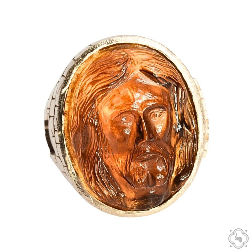 Jesus Citrine Ring 70244 - Image 1