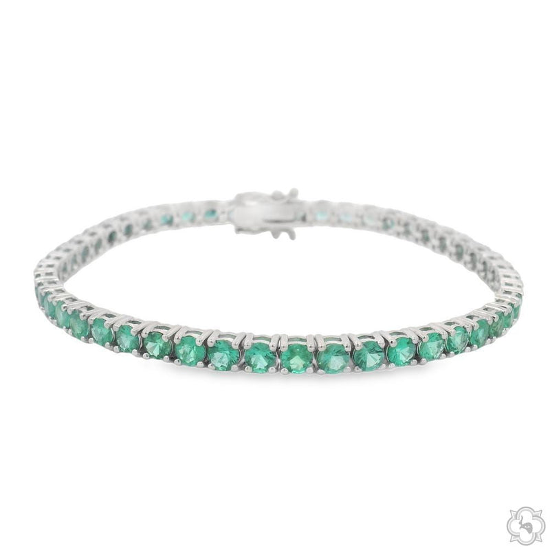 Emerald Tennis Bracelet 70273 - Image 1