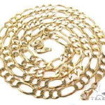 Mens 14k Solid Yellow Gold Figaro Chain 22 Inches 3.8mm 70281 - Image 5