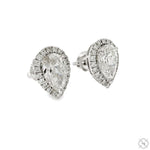 Elegant Pear Shape Diamond Earrings 70286 - Image 4