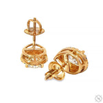 Elegant Pear Shape Diamond Earrings 70286 - Image 6