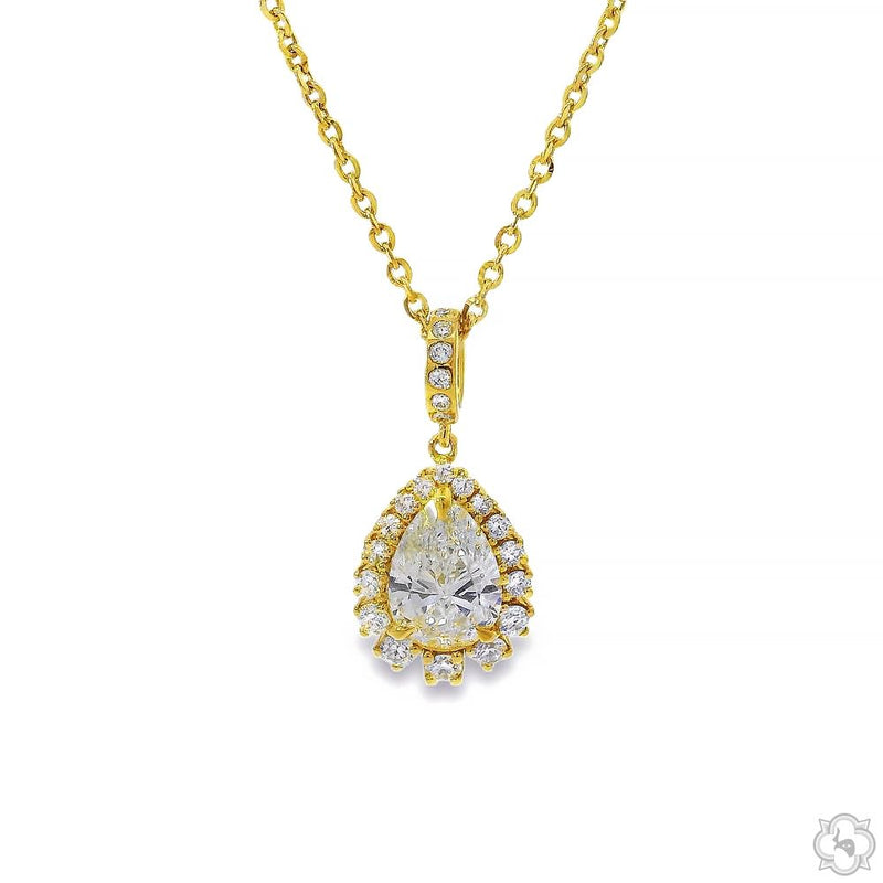 Pear Shape Diamond Necklace 70288 - Image 1