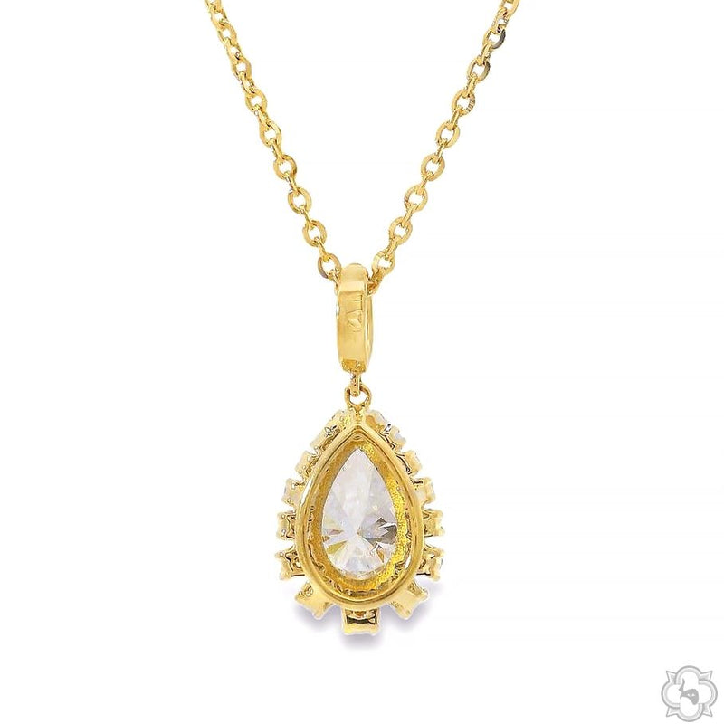Pear Shape Diamond Necklace 70288 - Image 4