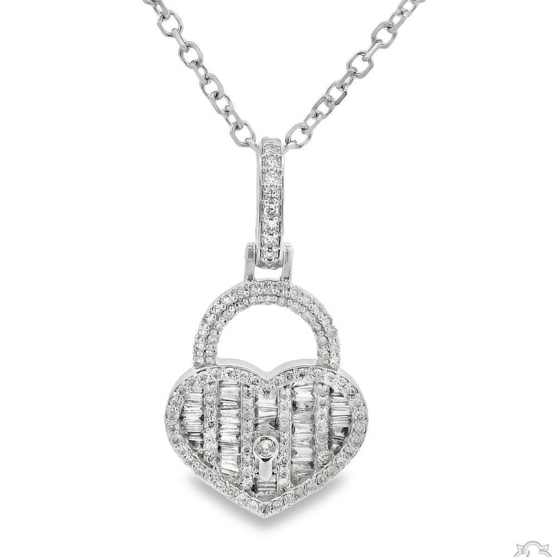 The Heart Lock Diamond Necklace 70291 - Image 1