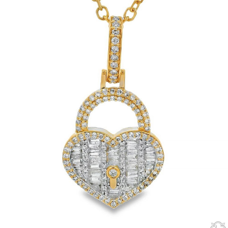 The Heart Lock Diamond Necklace 70291 - Image 2