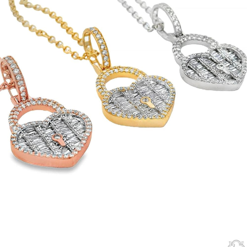The Heart Lock Diamond Necklace 70291 - Image 7