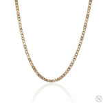 14K Two Tone Gold Diamond Cut Franco Chain 70314 - Image 1