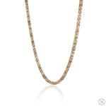14K Two Tone Gold Diamond Cut Franco Chain 70314 - Image 2