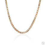 14K Two Tone Gold Diamond Cut Franco Chain 70317 - Image 1