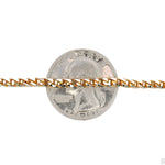 14K Two Tone Gold Diamond Cut Franco Chain 70317 - Image 5