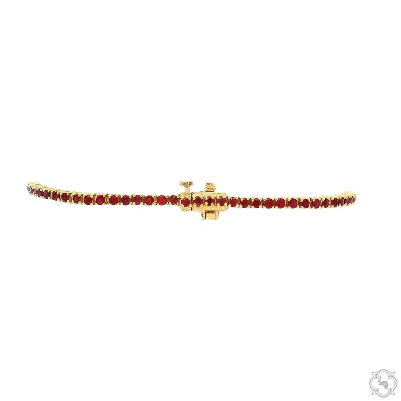 Ruby Tennis Bracelet 70344 - Image 2