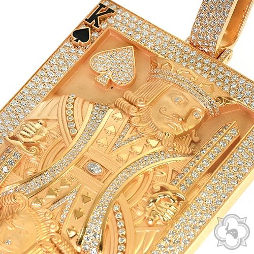 King Of Spades Playing Card Pendant 70347 - Image 3
