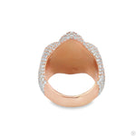 Iceberg Green Quartz Crystals Diamond Ring 70367 - Image 5