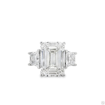 Emerald Diamond Engagement Ring 70386 - Image 1