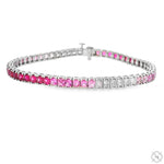 Pink Princess Ombre Tennis Bracelet 70387 - Image 1
