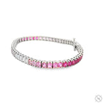 Pink Princess Ombre Tennis Bracelet 70387 - Image 4