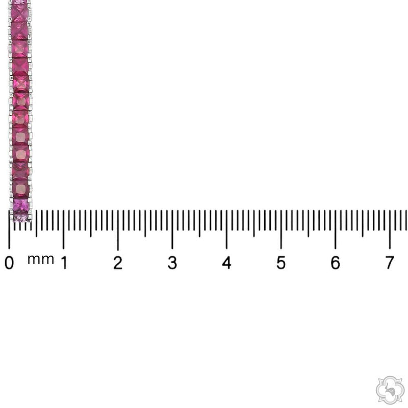 Pink Princess Ombre Tennis Bracelet 70387 - Image 9