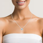 3 Ct Round Cut Diamond Necklace 70392 - Image 8