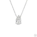5 CT Pear Shape Diamond Necklace 70394 - Image 1