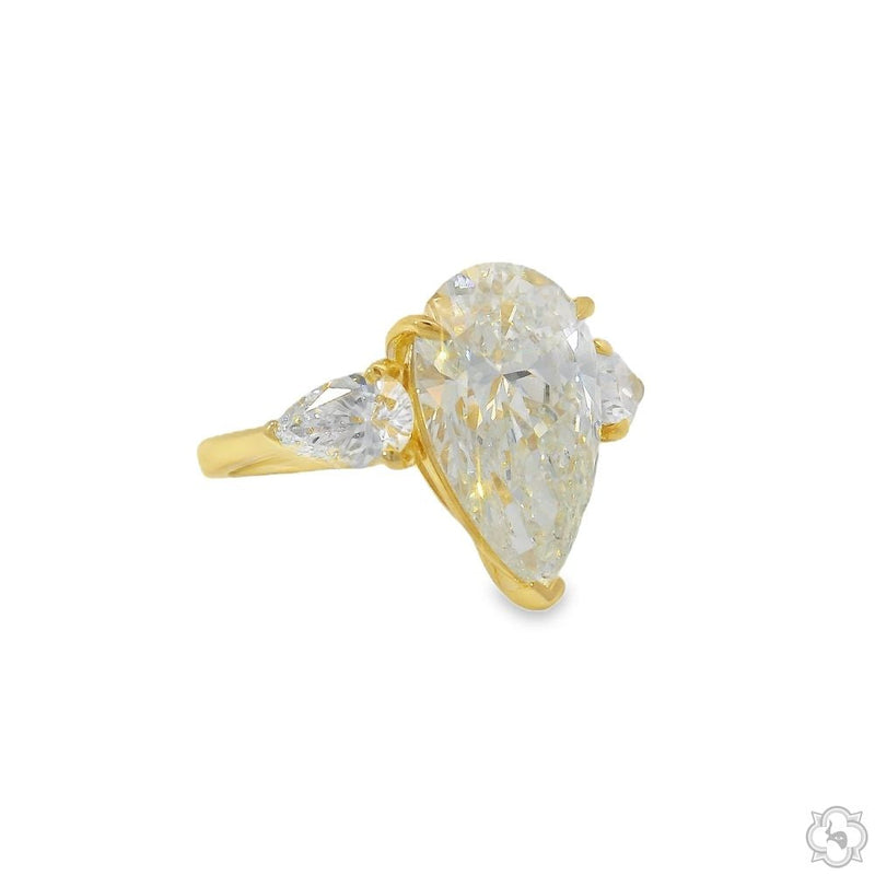 Pear Diamond Engagement Ring 70395 - Image 2