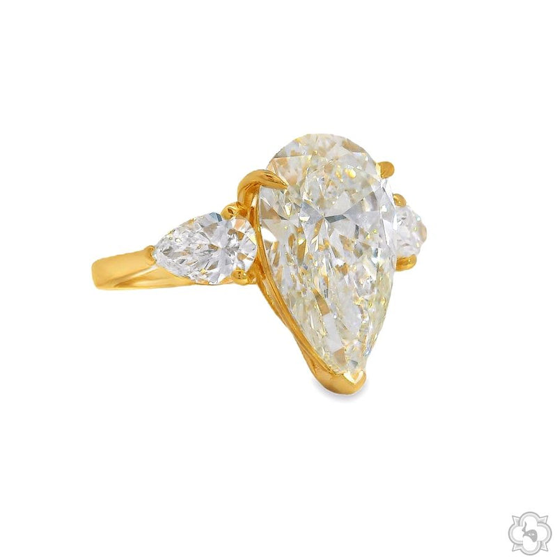 Pear Diamond Engagement Ring 70395 - Image 3