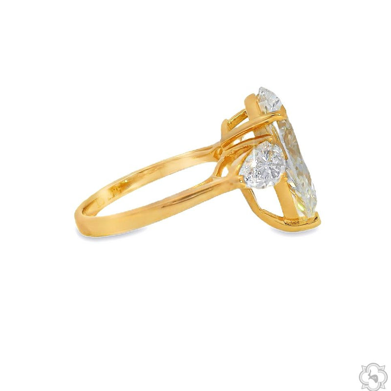 Pear Diamond Engagement Ring 70395 - Image 5