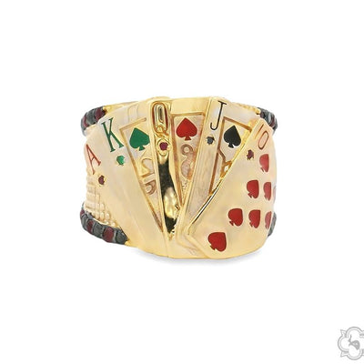 Custom Made Playing Card Ring 70404 - Image 1
