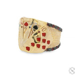 Custom Made Playing Card Ring 70404 - Image 5